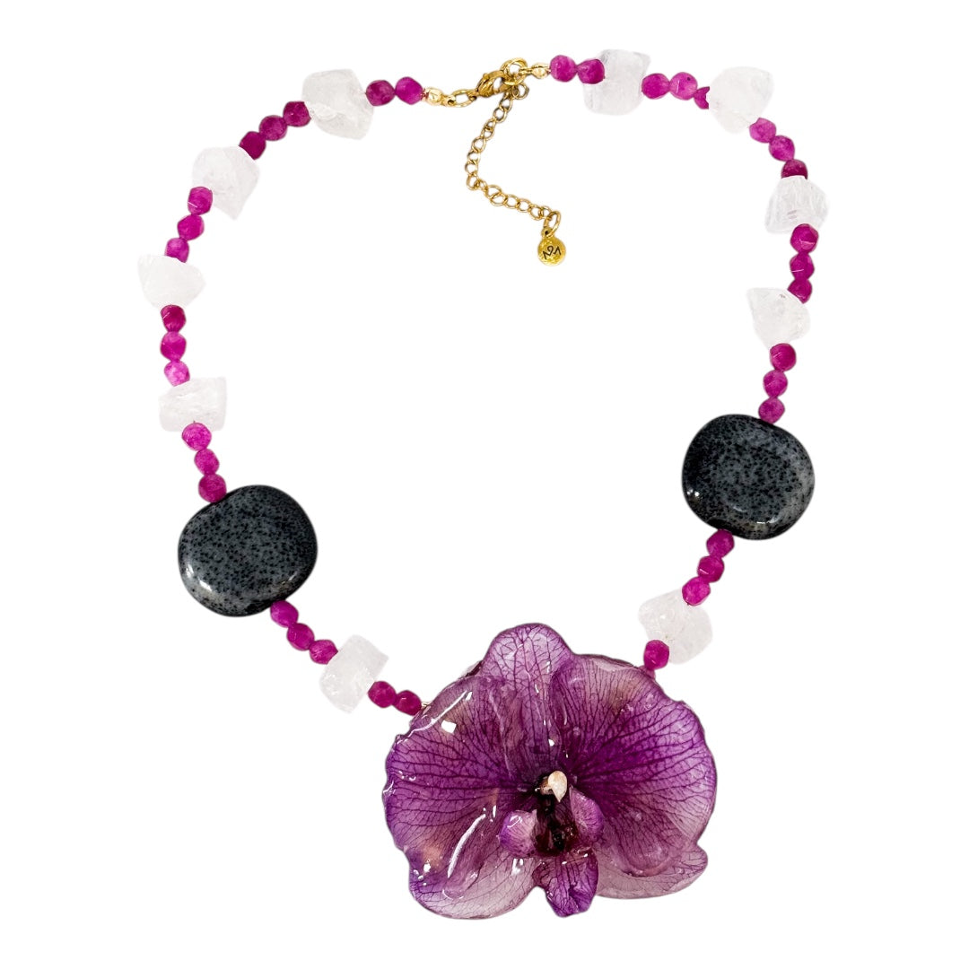 "Soul" Real Orchid Necklace