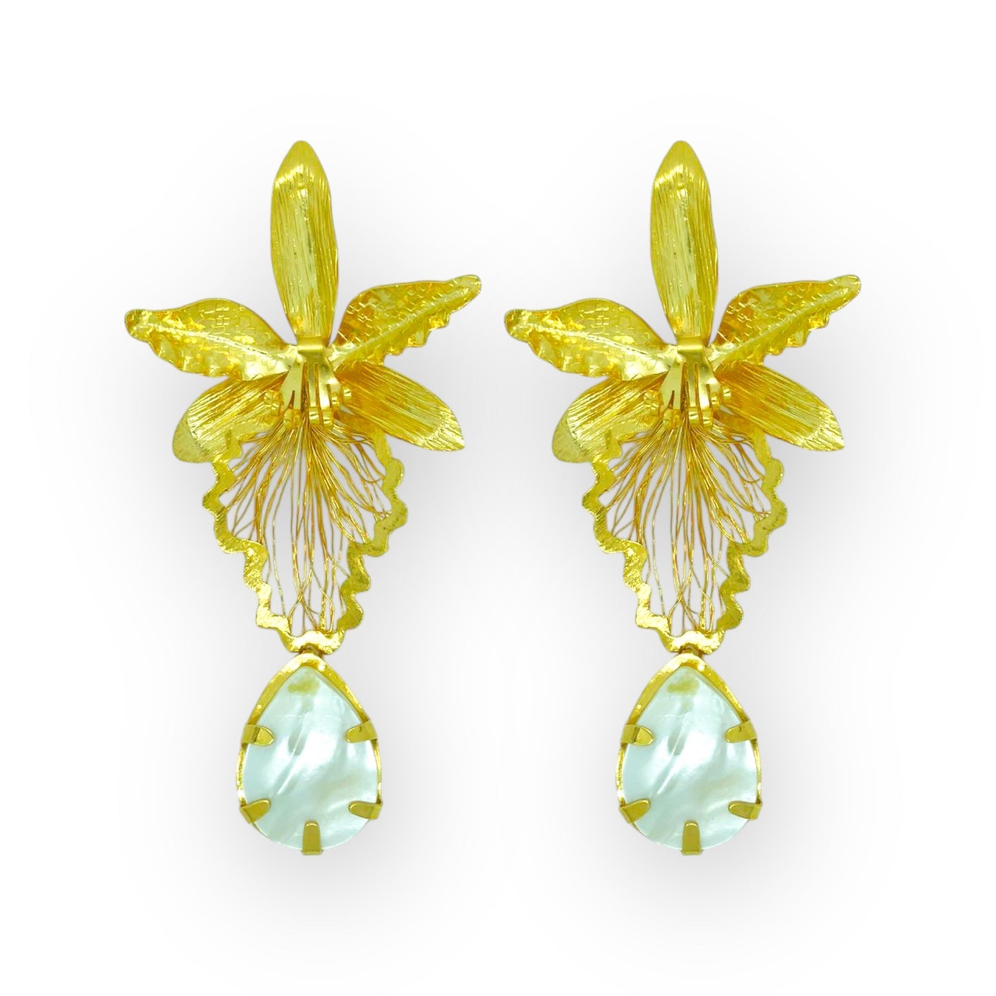 Cattleyas Orchid Earrings
