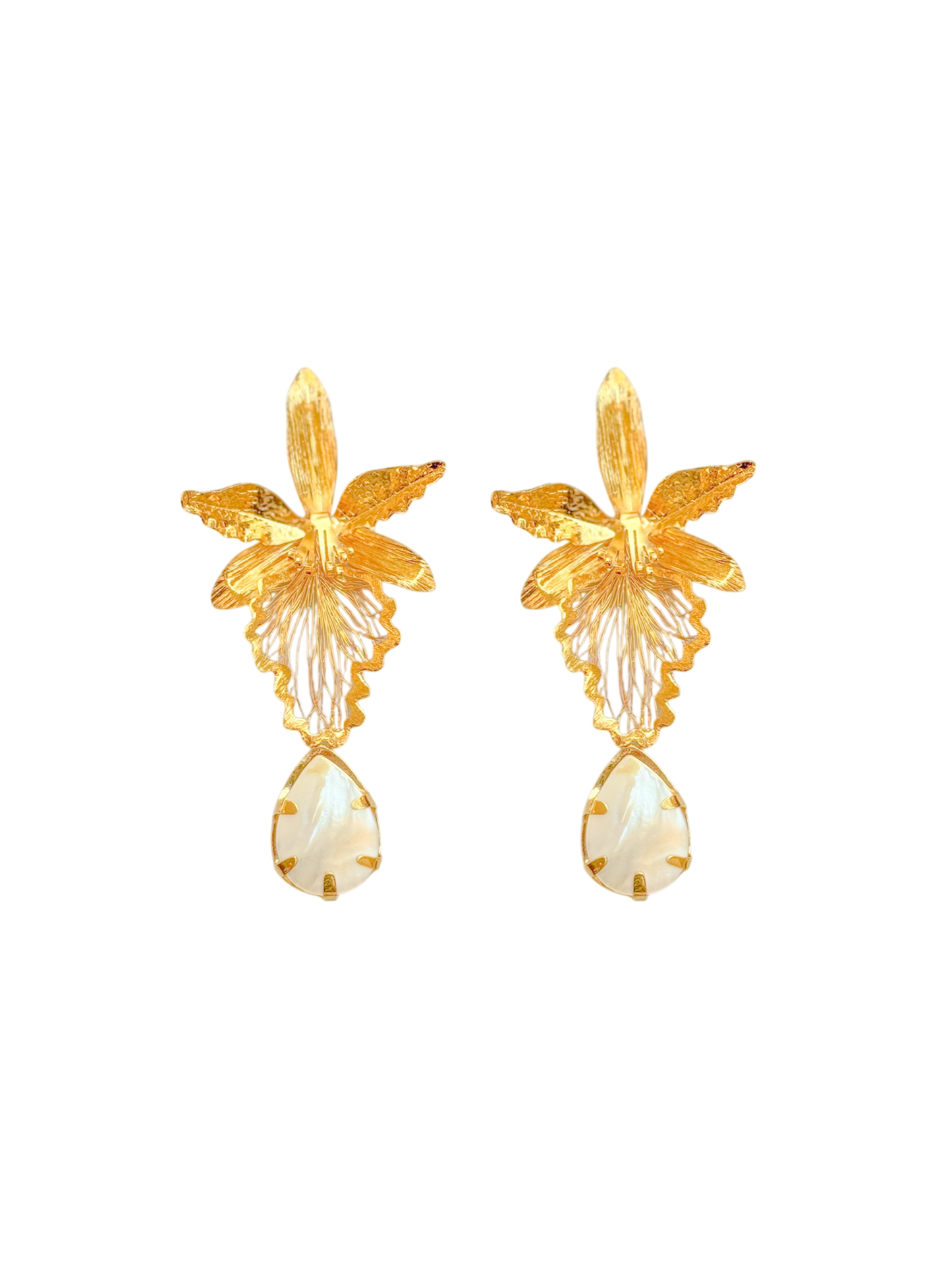 Cattleyas Orchid Earrings