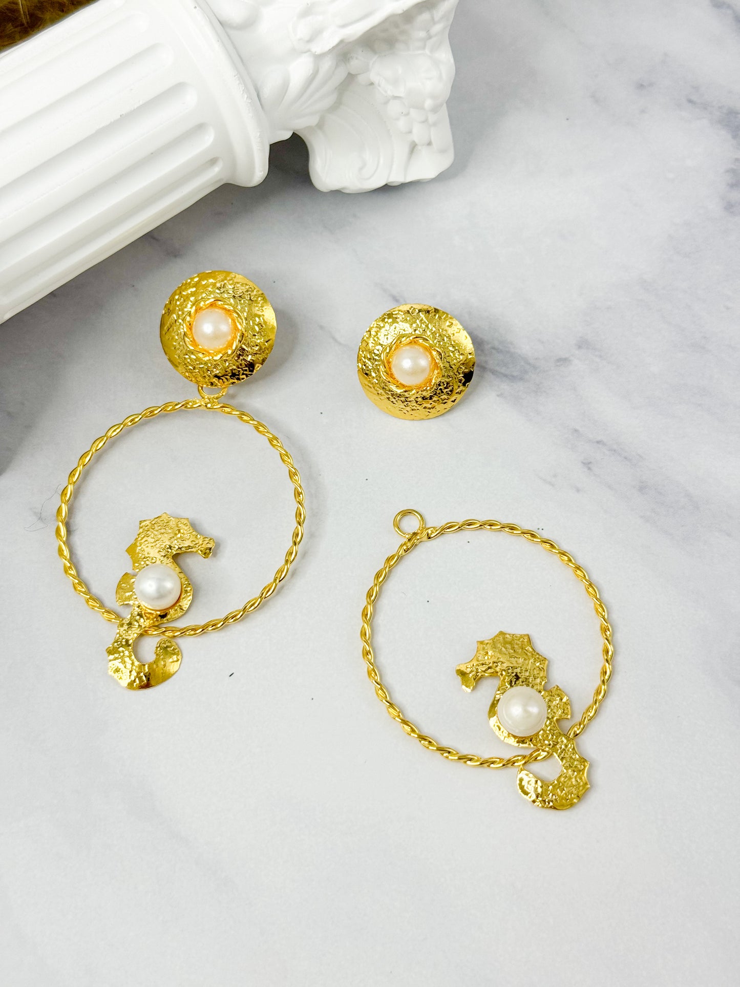 Seahorse Drop Earrings