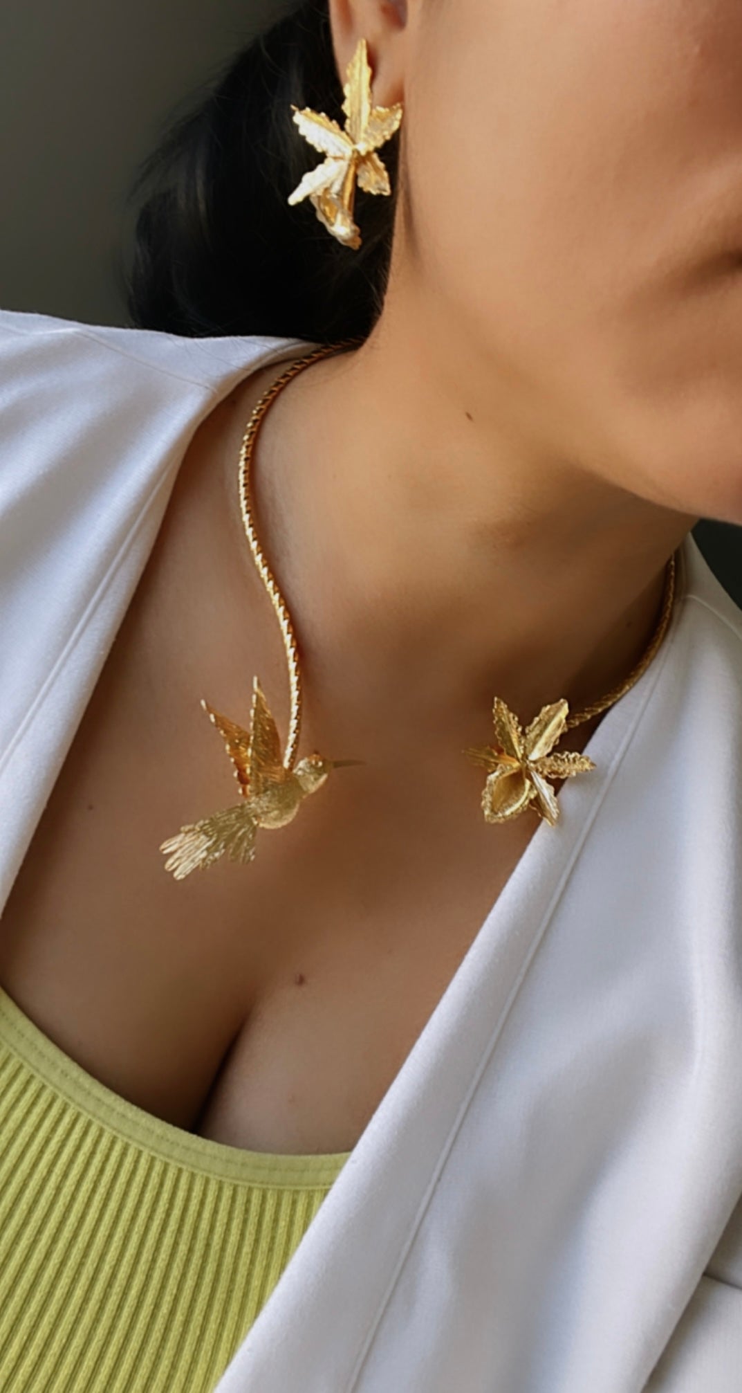 Hummingbird Set Necklace