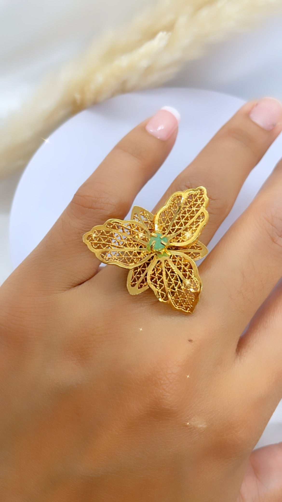 Policarpa Filigree Ring