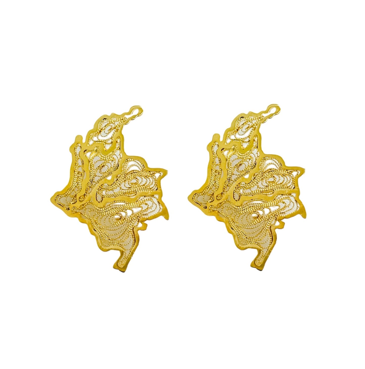 Mi Tierra Filigree Stud Earrings