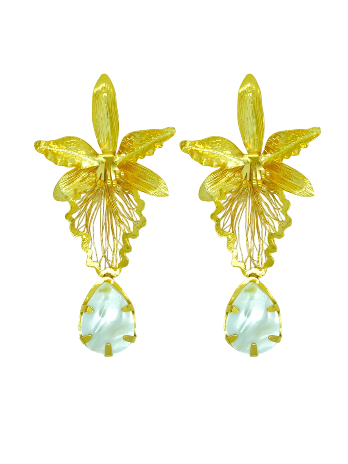 Cattleyas Orchid Earrings