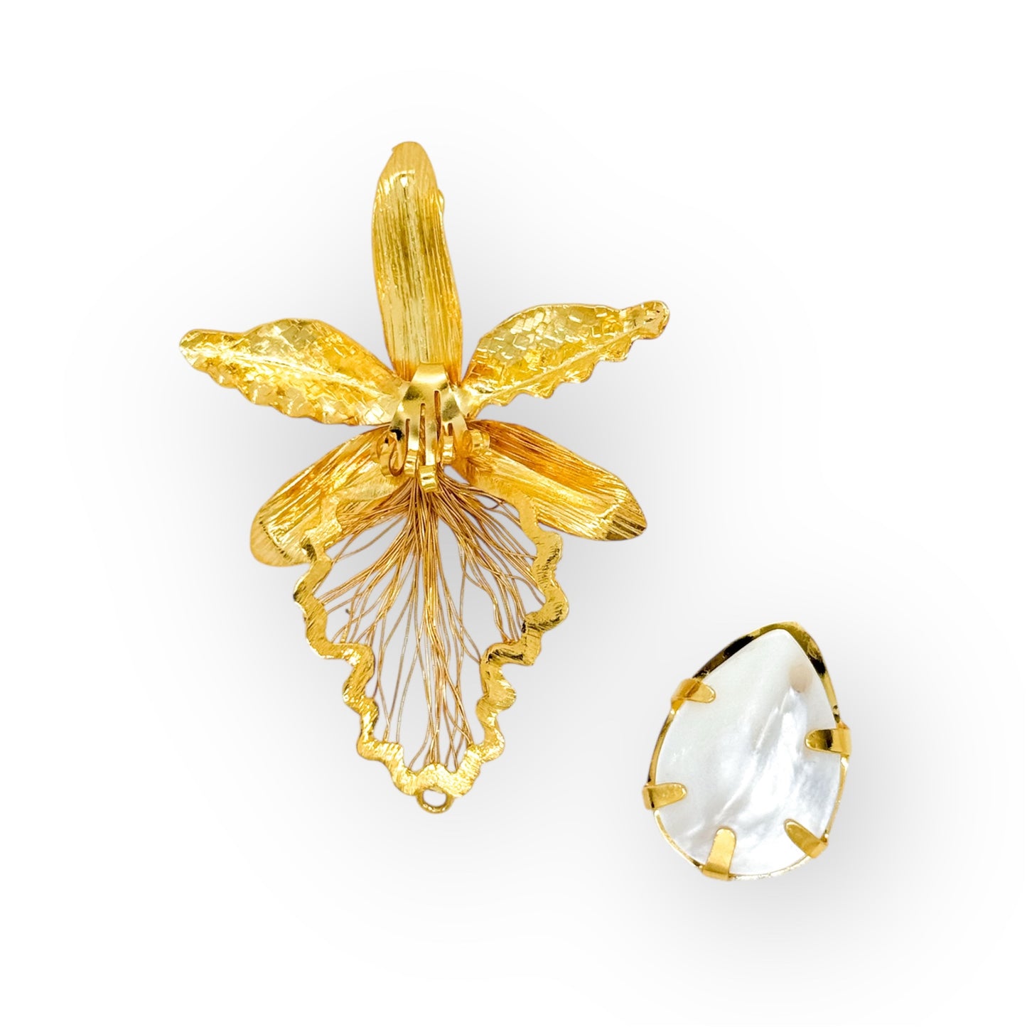 Cattleyas Orchid Earrings