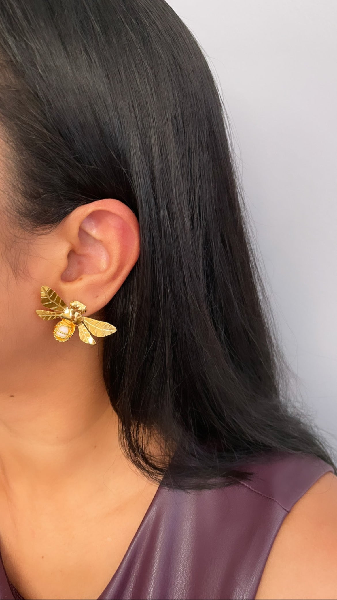 Bumblebee Stud Earrings